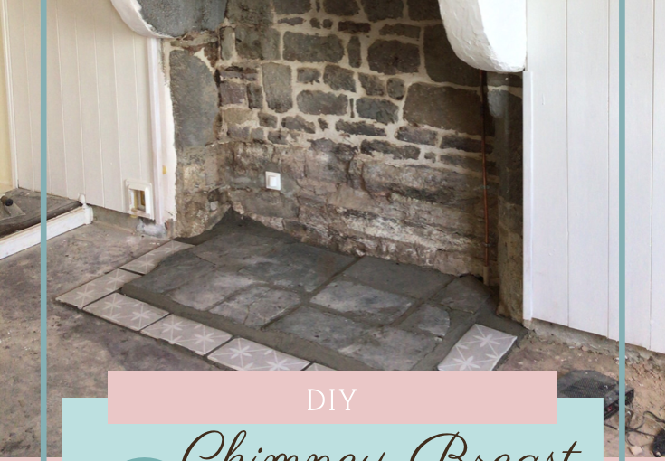 Chimney Breast Part 3; Tiling Around the Stone Hearth